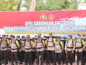 TNI-Polri Kerahkan 1.356 Personel Amankan Pencoblosan Pilkada Bontang