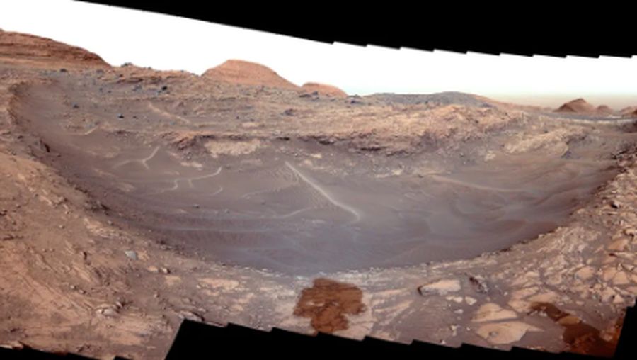 Bebatuan di planet Mars. (Dok. NASA//JPL-Caltech/MSSS)