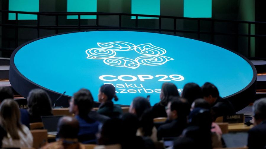 A view during a closing plenary meeting at the COP29 United Nations Climate Change Conference, in Baku, Azerbaijan November 24, 2024. REUTERS/Maxim Shemetov