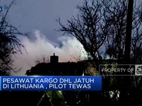 Video: Pesawat Kargo DHL Jatuh di Lithuania, Pilot Tewas