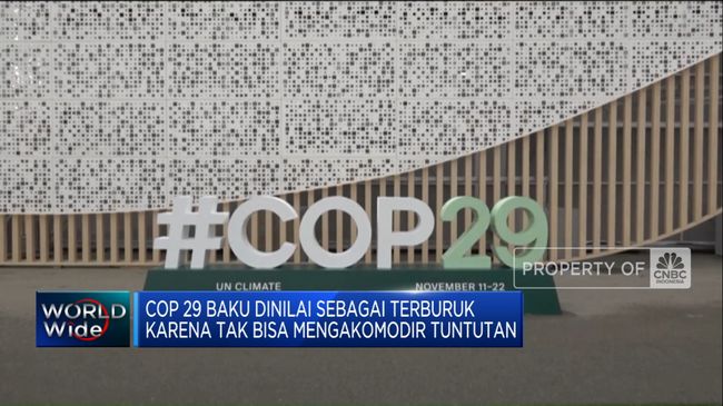 Video: Alasan COP 29 Baku Azerbaikan Dinilai Sebagai Yang Terburuk