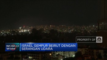 Video: Israel Gempur Beirut Dengan Serangan Udara