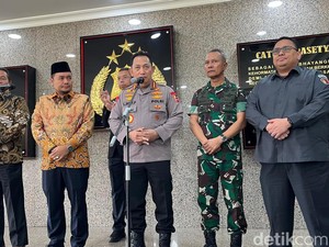 Kapolri Rapat Bareng TNI, KPU-Bawaslu hingga DKPP Bahas Kesiapan Pemungutan Suara Pilkada