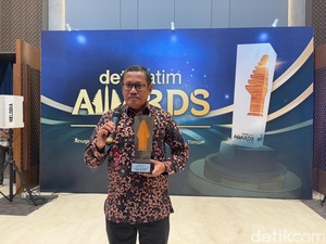 Nazaruddin Malik Janji Terus Berinovasi Usai Raih detikJatim Awards