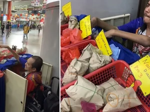 Pria Penyandang Disabilitas Gigih Jualan Nasi Lemak Pakai Kursi Roda