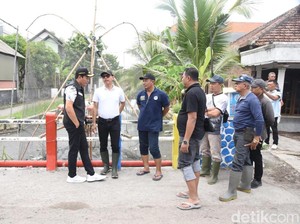 Plt Bupati Sidoarjo Subandi Sidak Titik Rawan Banjir