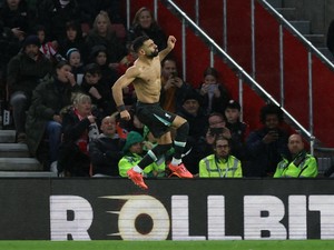 Mo Salah Tembus 100 Gol Tandang