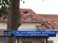 Video: Tel Aviv Mencekam, 340 Rudal Hizbullah Gempur Israel