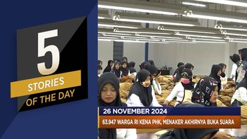 63 Ribu Warga RI Kena PHK - Trump Tabuh Genderang Perang Dagang