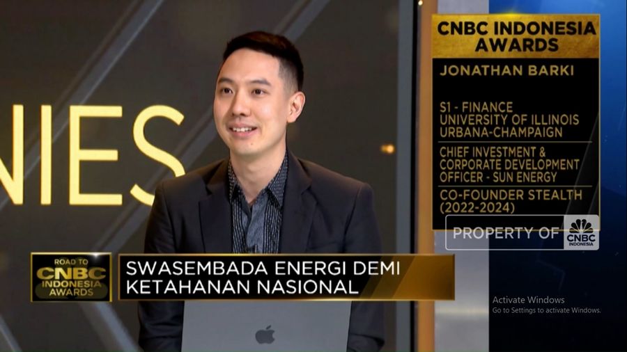 Dukung Swasembada Energi Prabowo, SUN Energy Targetkan 700 MW Solar Panel (CNBC Indonesia TV)