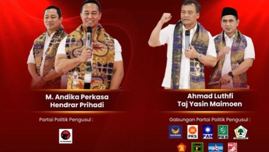 Pasangan Calon Gubernur dan Wakil Gubernur Jawa Tengah. (KPU Jateng)