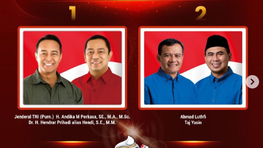 Pasangan Calon Gubernur dan Wakil Gubernur Jawa Tengah. (KPU Jateng)