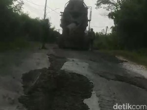 Warga Heran Jalan Desa Lelateng-Pengambengan Tiba-tiba Dicor