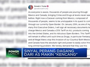 Video: Sinyal Perang Dagang dari AS Makin