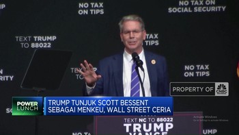 Video: Trump Tunjuk Scott Bessent Sebagai Menkeu, Wall Street Ceria