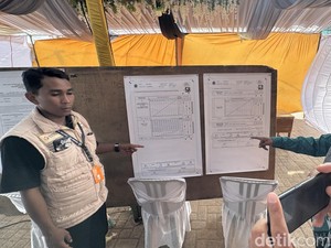 Ahmad Luthfi-Taj Yasin Menang Telak di TPS Gus Yasin Nyoblos