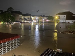 Banjir di Kompleks De Flamboyan Deli Serdang, Warga Keluhkan Bantuan Minim