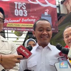 Usai Nyoblos, Bahlil Optimistis RK Menang