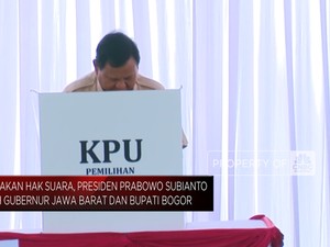 Video: Pilkada 2024, Prabowo Nyoblos di TPS Hambalang