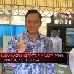 Momen AHY Hingga Cagub Jateng Gunakan Hak Suara