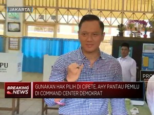 Momen AHY Hingga Cagub Jateng Gunakan Hak Suara