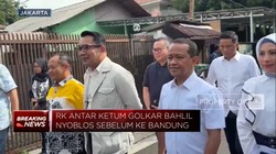 Video: RK Antar Bahlil Nyoblos Hingga Airin Pakai Baju Hijau ke TPS