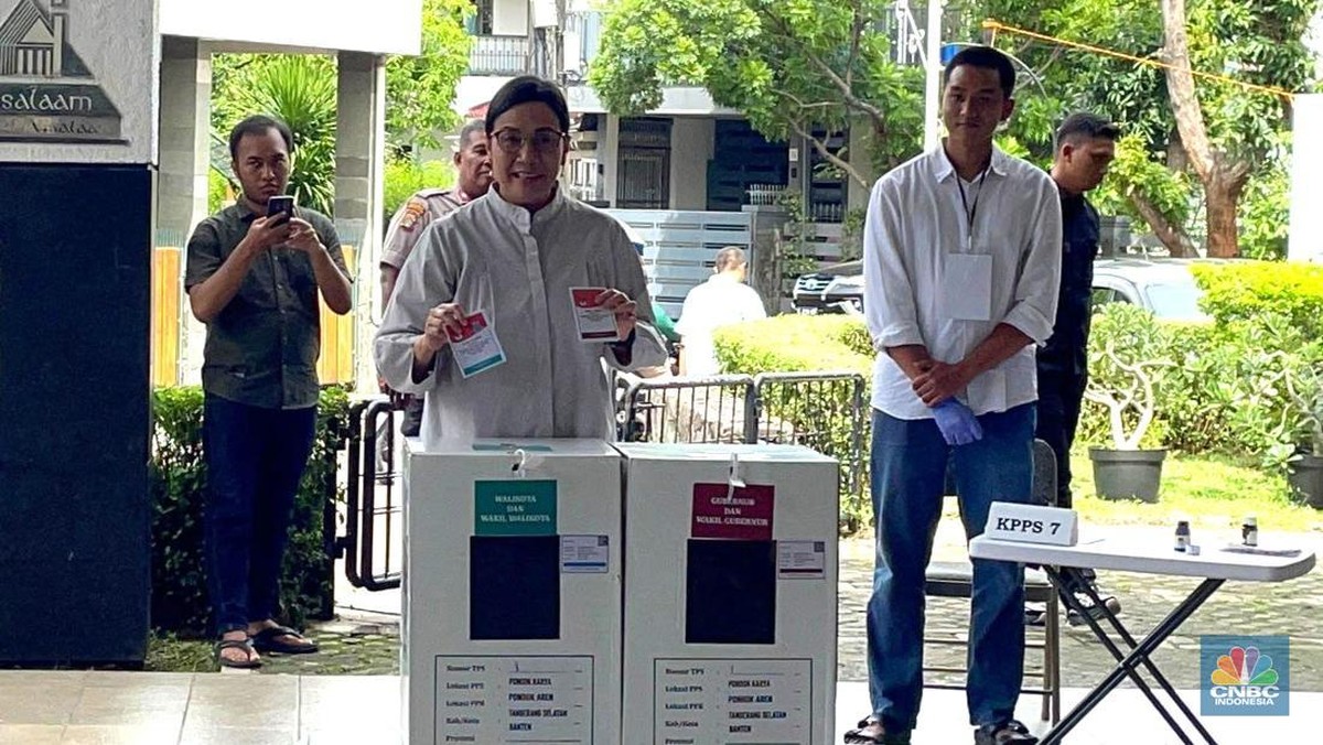 Harapan Menggebu Sri Mulyani Usai Menyoblos Calon Gubernur Banten!