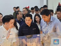 Ara & Erick Blusukan Cek Apartemen Nempel Stasiun Pocin, Ini Hasilnya
