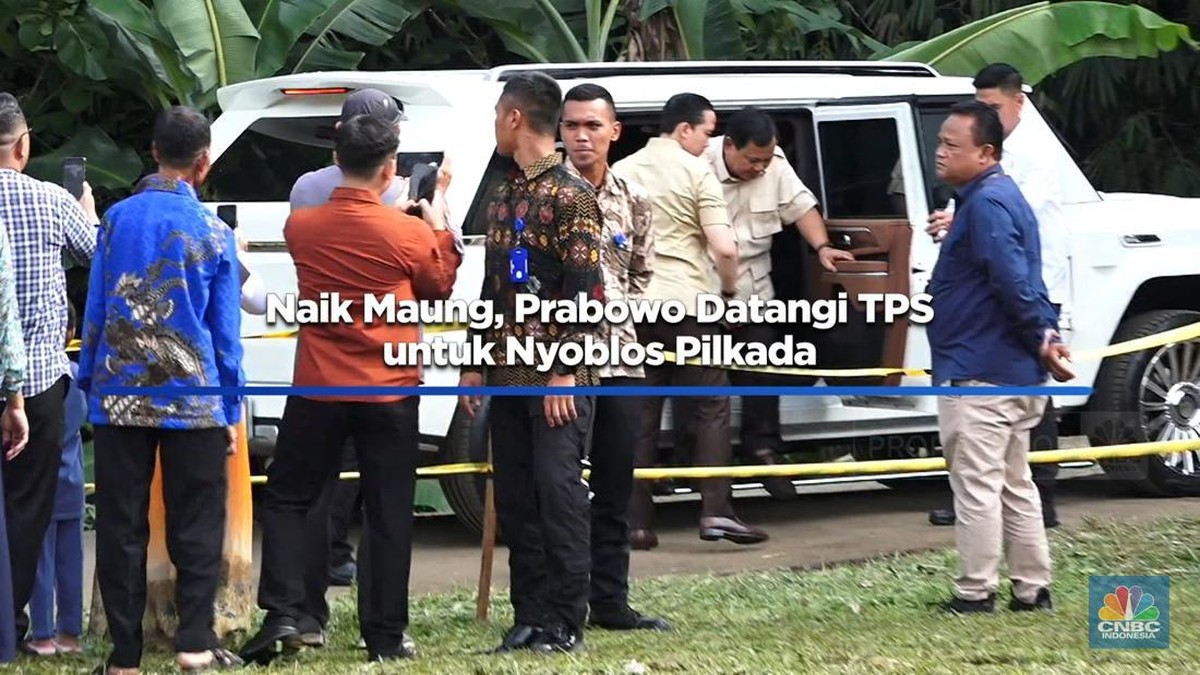 Prabowo Menggeber Maungnya Menuju TPS: Siap Menyuarakan Pilihan di Pilkada!