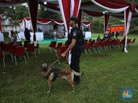 Potret Pengamanan TPS Bojongkoneng Lokasi Presiden Prabowo Nyoblos