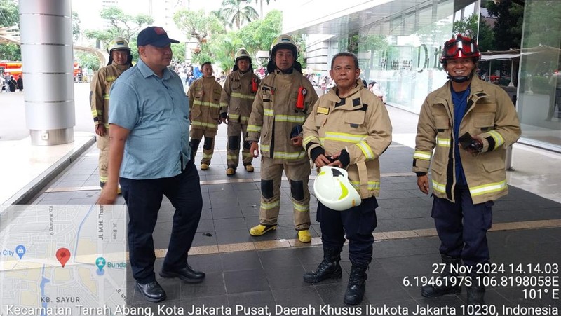 Situasi terkini Mal Grand Indonesia (GI) usai ada asap tebal muncul. (Dok. Detikcom/Mulia)