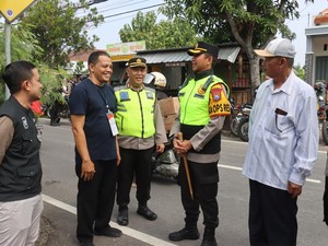 Kapolres-Pamatwil Jatim Patroli TPS, Pilkada Bojonegoro Dipastikan Aman