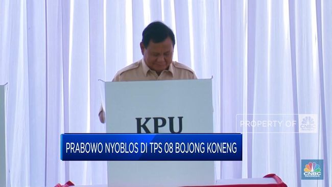 Video:Presiden Prabowo Sampaikan Hal Ini Usai Nyoblos di Bojong Koneng