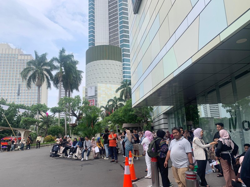 Situasi terkini Mal Grand Indonesia (GI) usai ada asap tebal muncul. Situasi terkini Mal Grand Indonesia (GI) usai ada asap tebal muncul. (Dok. Detikcom/Mulia)