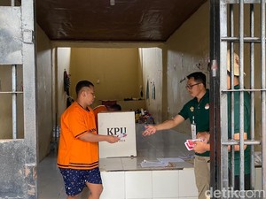 75 Tahanan Polresta Bandar Lampung Nyoblos dari Balik Sel untuk Pilkada 2024