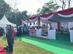 Begini Suasana TPS 08 Bojongkoneng Bogor Tempat Prabowo Nyoblos