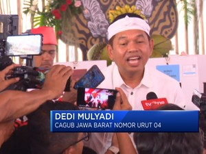 Video: Cagub Jabar Dedi Mulyadi Yakin Raup Suara Melampaui Survei