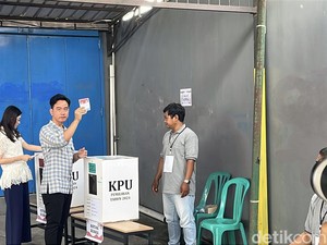 Video Gibran Nyoblos di Solo, Ingatkan soal Perbedaan