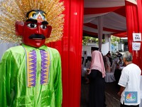 Penampakan Nuansa Betawi di TPS Tempat Pramono Anung Nyoblos