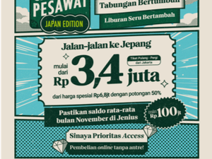 Dapatkan Tiket Pesawat ke Jepang Mulai Rp 3,4 Juta, Begini Caranya!