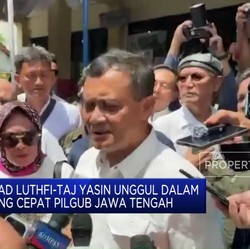 Video:Ahmad Luthfi-Taj Yasin Unggul di Hitung Cepat Pilgub Jawa Tengah