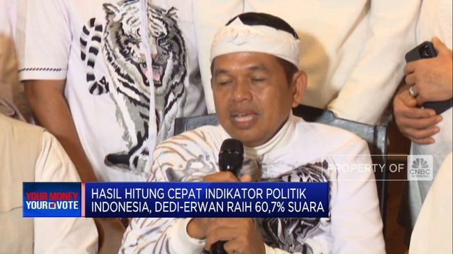 Video:Dedi Mulyadi-Erwan Setiawan Unggul di Hitung Cepat Pilkada Jabar