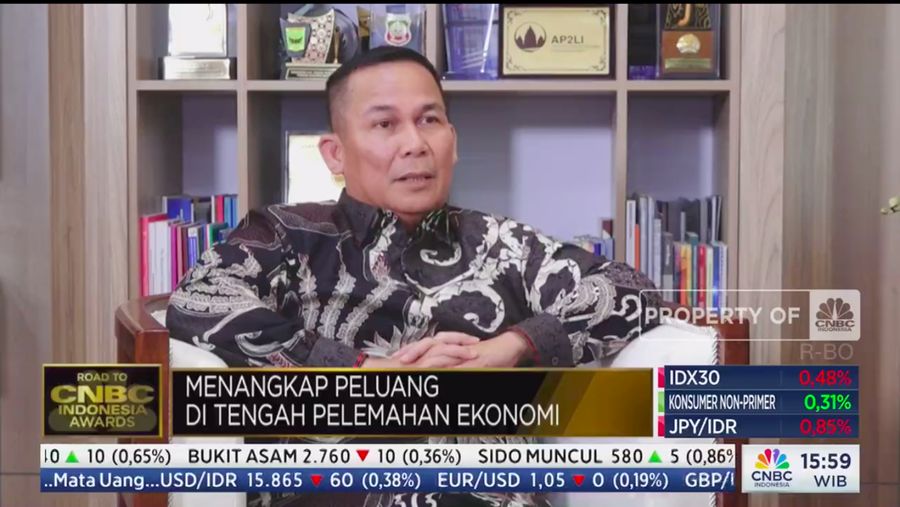 Dirjen Perdagangan Dalam Negeri Kementerian Perdagangan, Moga Simatupang (CNBC Indonesia TV)