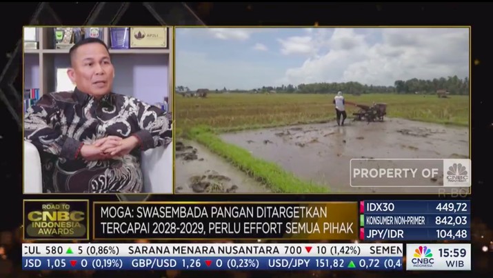 Dirjen Perdagangan Dalam Negeri Kementerian Perdagangan, Moga Simatupang (CNBC Indonesia TV)