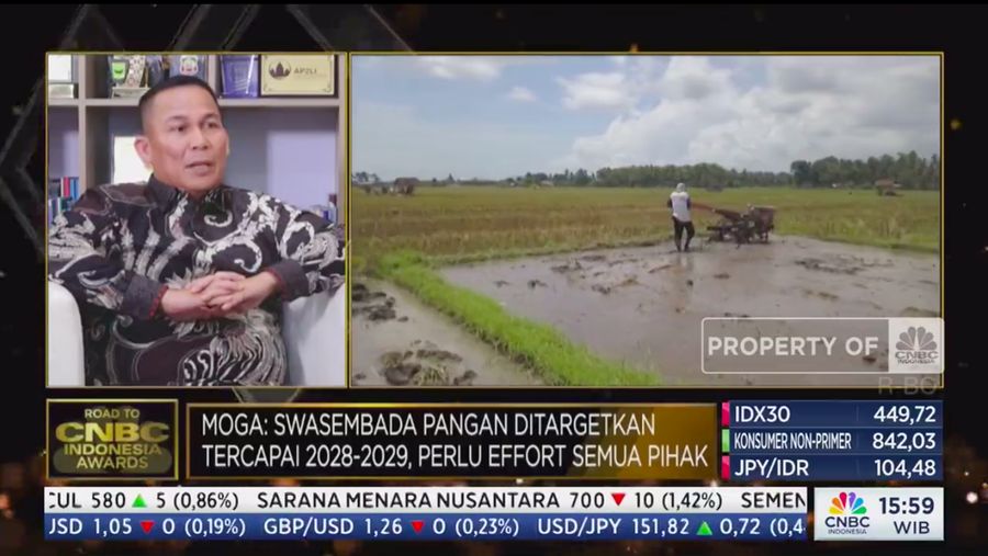 Dirjen Perdagangan Dalam Negeri Kementerian Perdagangan, Moga Simatupang (CNBC Indonesia TV)