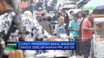 Video: Luhut Sebut Pemerintah Bagikan Bansos Sebelum PPN Naik Jadi 12%