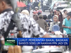Video: Luhut Sebut Pemerintah Bagikan Bansos Sebelum PPN Naik Jadi 12%