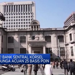Video: Mendadak! Bank Sentral Korsel Pangkas Bunga Acuan 25 Basis Poin