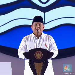 Tangis Haru Prabowo Pecah saat Umumkan Kenaikan Gaji Guru