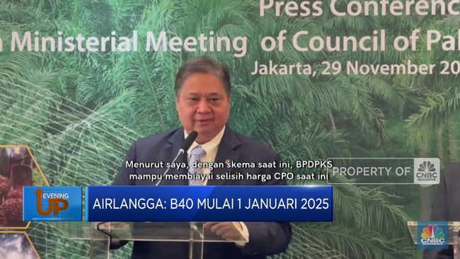 Video: Airlangga Pastikan Program Biodiesel B40 Mulai 1 Januari 2025